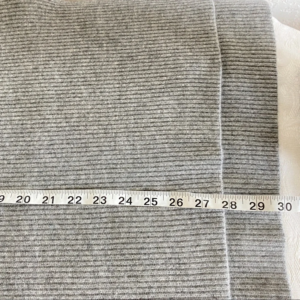 J.Crew Ribbed V-neck cashmere sweater
